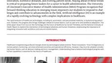 Prepare to lead effectively in a changing healthcare landscape Prepare to lead effectively in a changing healthcare landscape