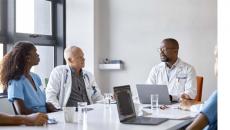 Hospital doctors meeting