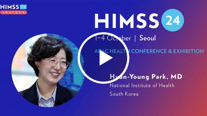 Dr Hyun-Young Park at the South Korea National Institute of Health_HIMSS24 APAC