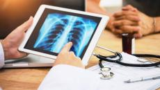 Xray image on tablet