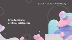 Introduction to artificial intelligence thumbnail with pastel graphics Introduction to artificial intelligence thumbnail with pastel graphics