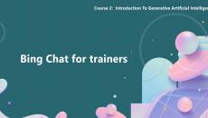 Bing Chat for trainers thumbnail with pastel graphics Bing Chat for trainers thumbnail with pastel graphics