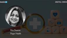 Rita Sharma, Pager Health_Magnifying glass with healthcare icon blocks Photo by Boy Wirat/iStock/Getty Images Plus