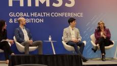 Jessica Hagen of MobiHealthNews, Joey Seliski of Allegheny Health Network, Alexander Ryu of Mayo Clinic, Kali Ariuni Ihde of Northwestern Medicine. Jessica Hagen of MobiHealthNews, Joey Seliski of Allegheny Health Network, Alexander Ryu of Mayo Clinic, Kali Ariuni Ihde of Northwestern Medicine.